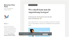 Desktop Screenshot of menschenohnepanik.com